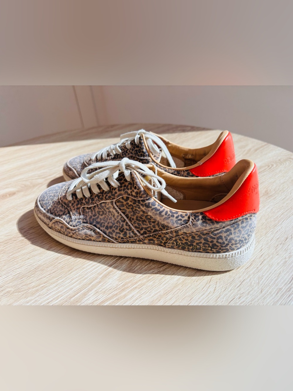 Hidnander Leopard Print Sneaker EU 39, NEW